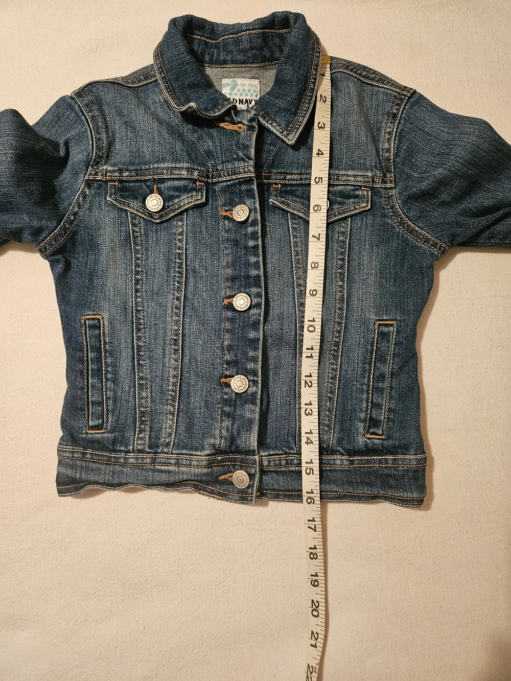 Old Navy Girls' Dark Blue Denim Jacket